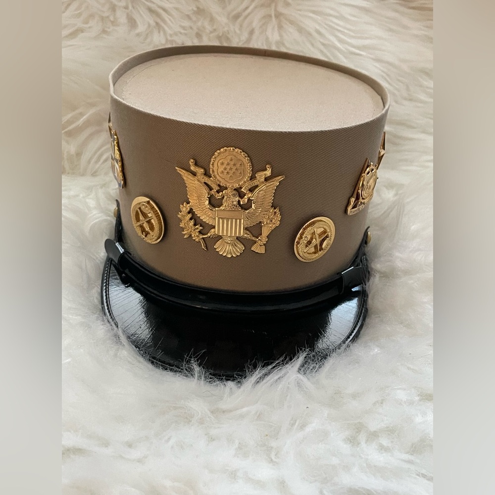 GAIL DAUER of BEVERLY HILLS Vintage Military Inspired Hat - Picture 2 of 13